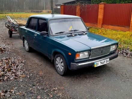 Зелений ВАЗ 2107, об'ємом двигуна 1.5 л та пробігом 103 тис. км за 1500 $, фото 1 на Automoto.ua