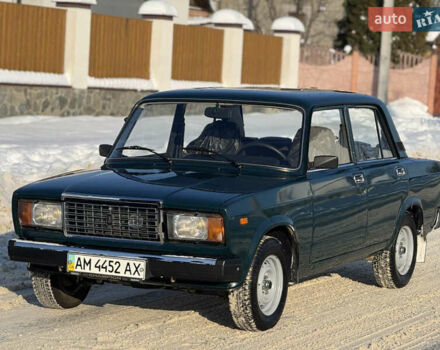 Зеленый ВАЗ 2107, объемом двигателя 1.6 л и пробегом 3 тыс. км за 4250 $, фото 1 на Automoto.ua