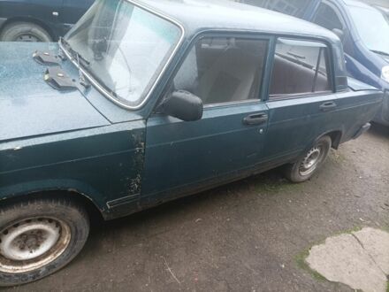 Зеленый ВАЗ 2107, объемом двигателя 1.5 л и пробегом 116 тыс. км за 568 $, фото 1 на Automoto.ua