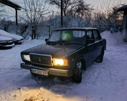 Зеленый ВАЗ 2107, объемом двигателя 1.6 л и пробегом 160 тыс. км за 610 $, фото 1 на Automoto.ua