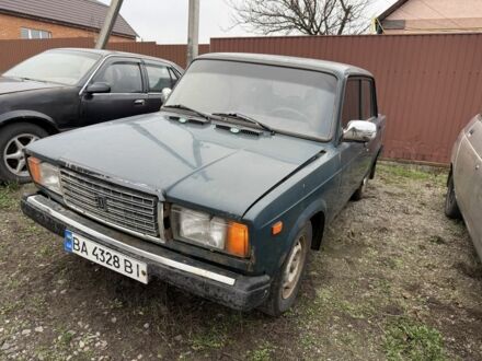 Зеленый ВАЗ 2107, объемом двигателя 1.6 л и пробегом 220 тыс. км за 712 $, фото 1 на Automoto.ua