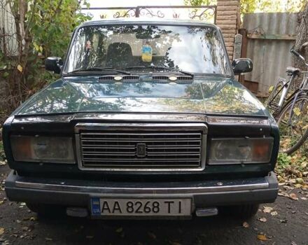 Зеленый ВАЗ 2107, объемом двигателя 1.45 л и пробегом 176 тыс. км за 1300 $, фото 1 на Automoto.ua