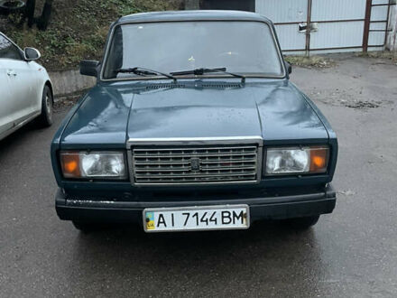 Зеленый ВАЗ 2107, объемом двигателя 1.45 л и пробегом 62 тыс. км за 1700 $, фото 1 на Automoto.ua