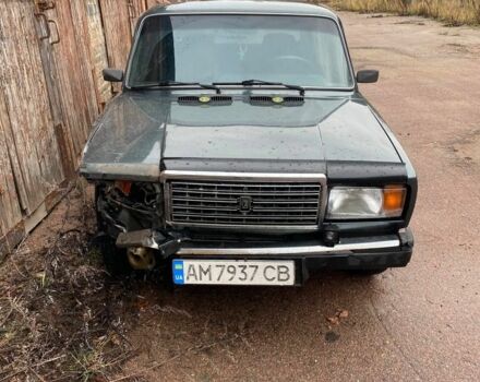 Зелений ВАЗ 2107, об'ємом двигуна 1.6 л та пробігом 82 тис. км за 824 $, фото 1 на Automoto.ua