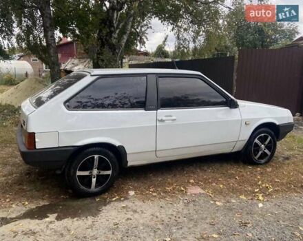 Белый ВАЗ 2108, объемом двигателя 1.3 л и пробегом 386 тыс. км за 600 $, фото 1 на Automoto.ua
