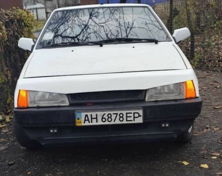 Белый ВАЗ 2108, объемом двигателя 1.3 л и пробегом 190 тыс. км за 945 $, фото 1 на Automoto.ua