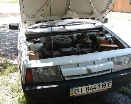 Белый ВАЗ 2108, объемом двигателя 1.3 л и пробегом 127 тыс. км за 1238 $, фото 1 на Automoto.ua