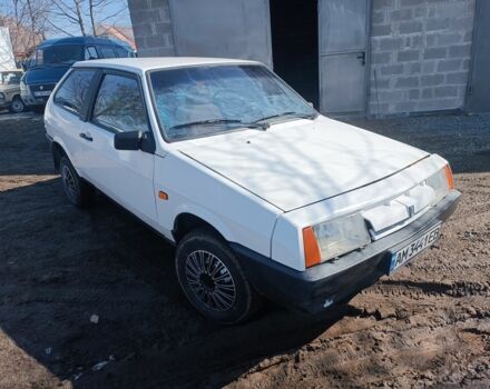 Белый ВАЗ 2108, объемом двигателя 1.3 л и пробегом 150 тыс. км за 850 $, фото 1 на Automoto.ua