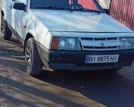 Белый ВАЗ 2108, объемом двигателя 1.3 л и пробегом 100 тыс. км за 1200 $, фото 1 на Automoto.ua