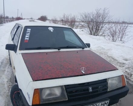 Белый ВАЗ 2108, объемом двигателя 1.3 л и пробегом 55 тыс. км за 900 $, фото 1 на Automoto.ua