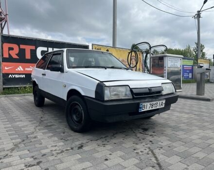 Белый ВАЗ 2108, объемом двигателя 1.1 л и пробегом 150 тыс. км за 650 $, фото 1 на Automoto.ua