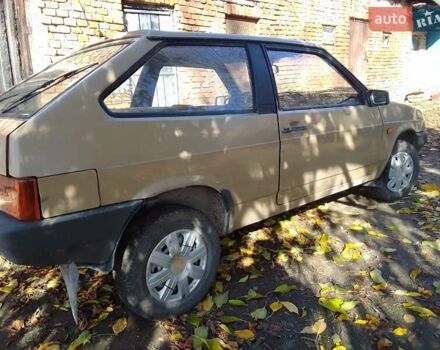 Бежевый ВАЗ 2108, объемом двигателя 1.3 л и пробегом 330 тыс. км за 570 $, фото 5 на Automoto.ua