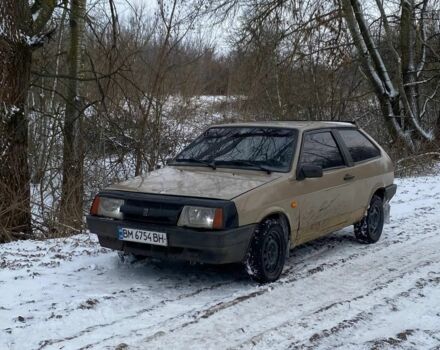 Бежевый ВАЗ 2108, объемом двигателя 1 л и пробегом 100 тыс. км за 1000 $, фото 1 на Automoto.ua