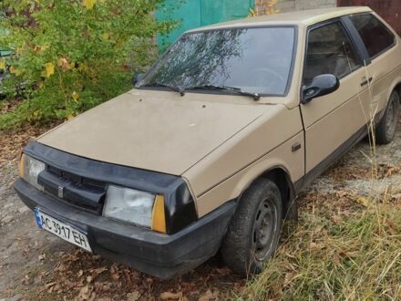 Бежевый ВАЗ 2108, объемом двигателя 1.3 л и пробегом 200 тыс. км за 406 $, фото 1 на Automoto.ua