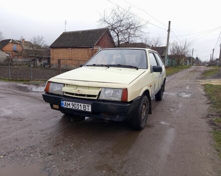 Бежевый ВАЗ 2108, объемом двигателя 1.3 л и пробегом 200 тыс. км за 391 $, фото 1 на Automoto.ua