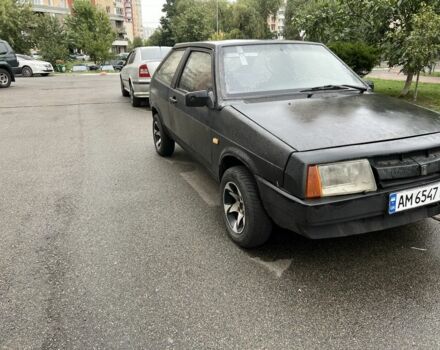 Черный ВАЗ 2108, объемом двигателя 1.3 л и пробегом 80 тыс. км за 1000 $, фото 1 на Automoto.ua