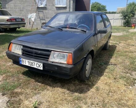 Черный ВАЗ 2108, объемом двигателя 1.3 л и пробегом 222 тыс. км за 550 $, фото 1 на Automoto.ua