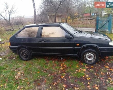 Черный ВАЗ 2108, объемом двигателя 1.5 л и пробегом 150 тыс. км за 850 $, фото 1 на Automoto.ua