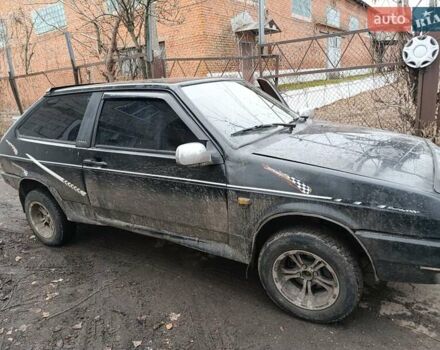 Черный ВАЗ 2108, объемом двигателя 1.29 л и пробегом 360 тыс. км за 1200 $, фото 1 на Automoto.ua