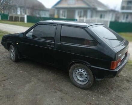Черный ВАЗ 2108, объемом двигателя 1.3 л и пробегом 200 тыс. км за 1000 $, фото 1 на Automoto.ua