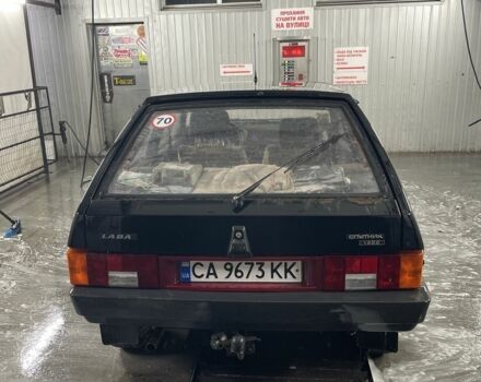 Черный ВАЗ 2108, объемом двигателя 1.3 л и пробегом 193 тыс. км за 1000 $, фото 3 на Automoto.ua