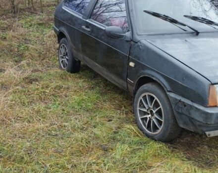 Черный ВАЗ 2108, объемом двигателя 1 л и пробегом 123 тыс. км за 591 $, фото 1 на Automoto.ua