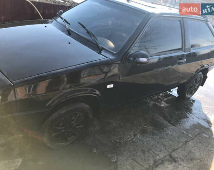 Черный ВАЗ 2108, объемом двигателя 1.3 л и пробегом 300 тыс. км за 1300 $, фото 2 на Automoto.ua