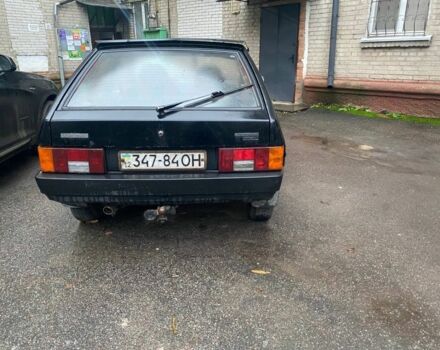 Черный ВАЗ 2108, объемом двигателя 1.3 л и пробегом 300 тыс. км за 650 $, фото 3 на Automoto.ua