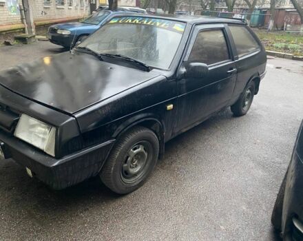 Черный ВАЗ 2108, объемом двигателя 1.3 л и пробегом 300 тыс. км за 650 $, фото 1 на Automoto.ua