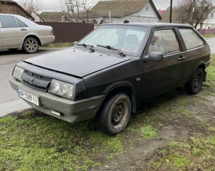 Черный ВАЗ 2108, объемом двигателя 1.3 л и пробегом 200 тыс. км за 500 $, фото 5 на Automoto.ua