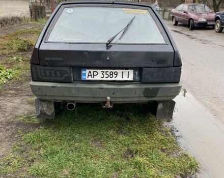 Черный ВАЗ 2108, объемом двигателя 1.3 л и пробегом 200 тыс. км за 500 $, фото 3 на Automoto.ua