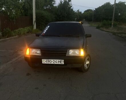 Черный ВАЗ 2108, объемом двигателя 1.6 л и пробегом 80 тыс. км за 750 $, фото 1 на Automoto.ua