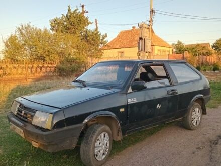 Черный ВАЗ 2108, объемом двигателя 1 л и пробегом 1 тыс. км за 570 $, фото 1 на Automoto.ua