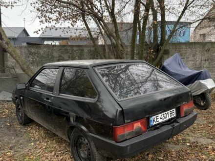 Черный ВАЗ 2108, объемом двигателя 1.6 л и пробегом 200 тыс. км за 1300 $, фото 1 на Automoto.ua