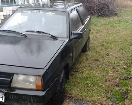 Черный ВАЗ 2108, объемом двигателя 1.5 л и пробегом 100 тыс. км за 850 $, фото 1 на Automoto.ua