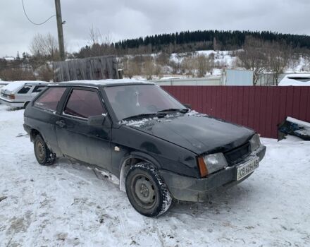 Черный ВАЗ 2108, объемом двигателя 1.3 л и пробегом 154 тыс. км за 450 $, фото 1 на Automoto.ua