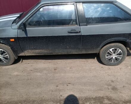 Черный ВАЗ 2108, объемом двигателя 1.3 л и пробегом 1 тыс. км за 632 $, фото 1 на Automoto.ua