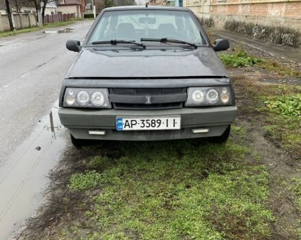 Черный ВАЗ 2108, объемом двигателя 1.3 л и пробегом 200 тыс. км за 500 $, фото 1 на Automoto.ua