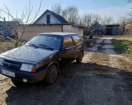 Черный ВАЗ 2108, объемом двигателя 1.3 л и пробегом 97 тыс. км за 618 $, фото 1 на Automoto.ua