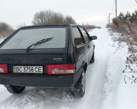 Черный ВАЗ 2108, объемом двигателя 1.3 л и пробегом 150 тыс. км за 1600 $, фото 1 на Automoto.ua