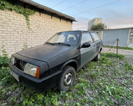 Черный ВАЗ 2108, объемом двигателя 1.3 л и пробегом 100 тыс. км за 500 $, фото 1 на Automoto.ua