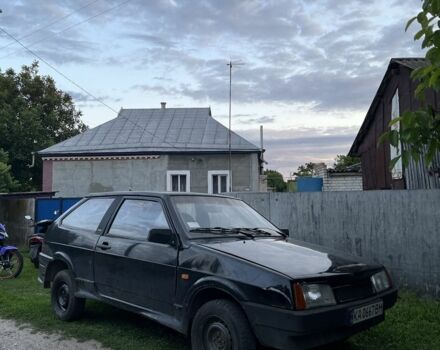 Черный ВАЗ 2108, объемом двигателя 1.3 л и пробегом 200 тыс. км за 600 $, фото 1 на Automoto.ua