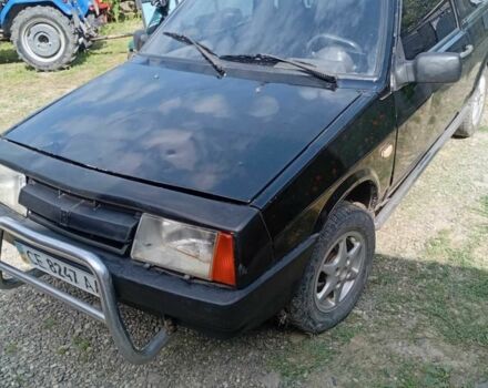 Черный ВАЗ 2108, объемом двигателя 1 л и пробегом 1 тыс. км за 650 $, фото 1 на Automoto.ua