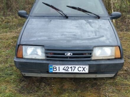 Черный ВАЗ 2108, объемом двигателя 1 л и пробегом 123 тыс. км за 591 $, фото 1 на Automoto.ua