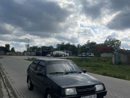 Черный ВАЗ 2108, объемом двигателя 1.3 л и пробегом 444 тыс. км за 1300 $, фото 1 на Automoto.ua