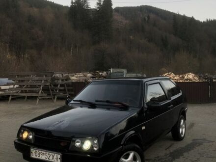 Черный ВАЗ 2108, объемом двигателя 1.3 л и пробегом 333 тыс. км за 1200 $, фото 1 на Automoto.ua