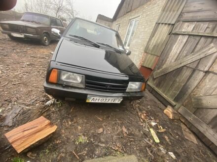 Черный ВАЗ 2108, объемом двигателя 1.5 л и пробегом 100 тыс. км за 591 $, фото 1 на Automoto.ua