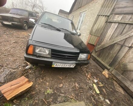 Черный ВАЗ 2108, объемом двигателя 1.5 л и пробегом 100 тыс. км за 591 $, фото 1 на Automoto.ua