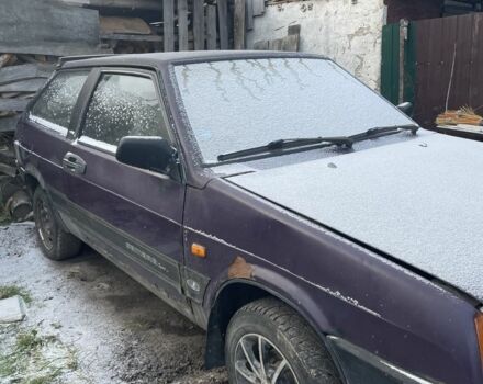 Фиолетовый ВАЗ 2108, объемом двигателя 1.5 л и пробегом 86 тыс. км за 379 $, фото 1 на Automoto.ua