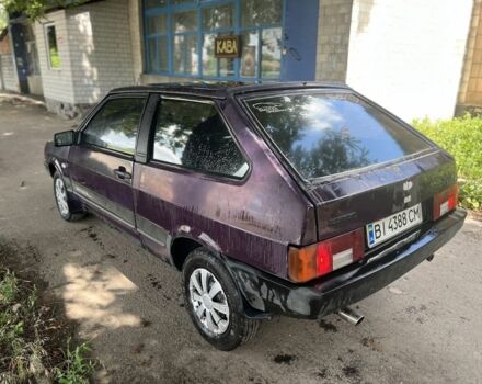 Фиолетовый ВАЗ 2108, объемом двигателя 1.1 л и пробегом 100 тыс. км за 800 $, фото 9 на Automoto.ua